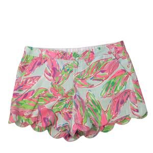 Lilly Pulitzer Buttercup Short Women 10 Cotton Multicolor Summer Spring Feminine